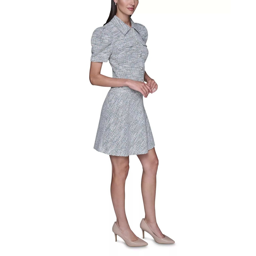 KARL LAGERFELD PARIS Tweed Knit A Line‎ Dress Size 2
